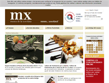 Tablet Screenshot of museuxocolata.cat